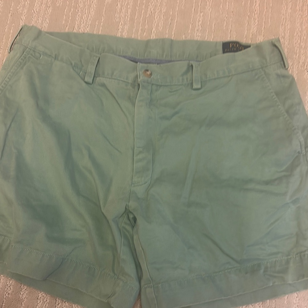 Polo by Ralph Lauren Green Flat Front Shorts